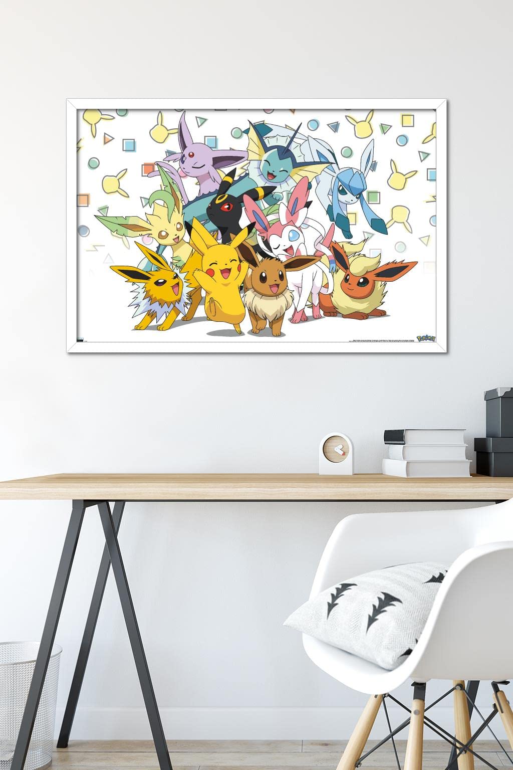 Amazon.co.jp: Trends International ポケモン - ピカチュウ、イーブイ