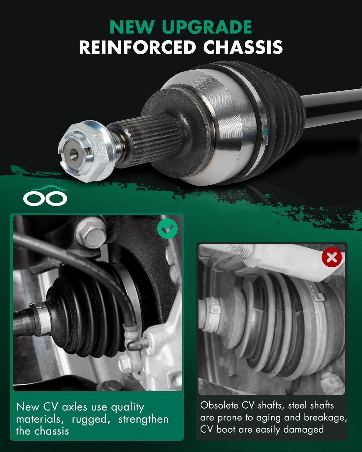 CV Axle Shaft Assembly Front Left For Land Rover Discovery 2.0L 3.0L,For Land Rover Range Rover,For Land Rover Range Rover Sport 2.0L 3.0L 5.0L 2013-2022 LR034532,NCV83035