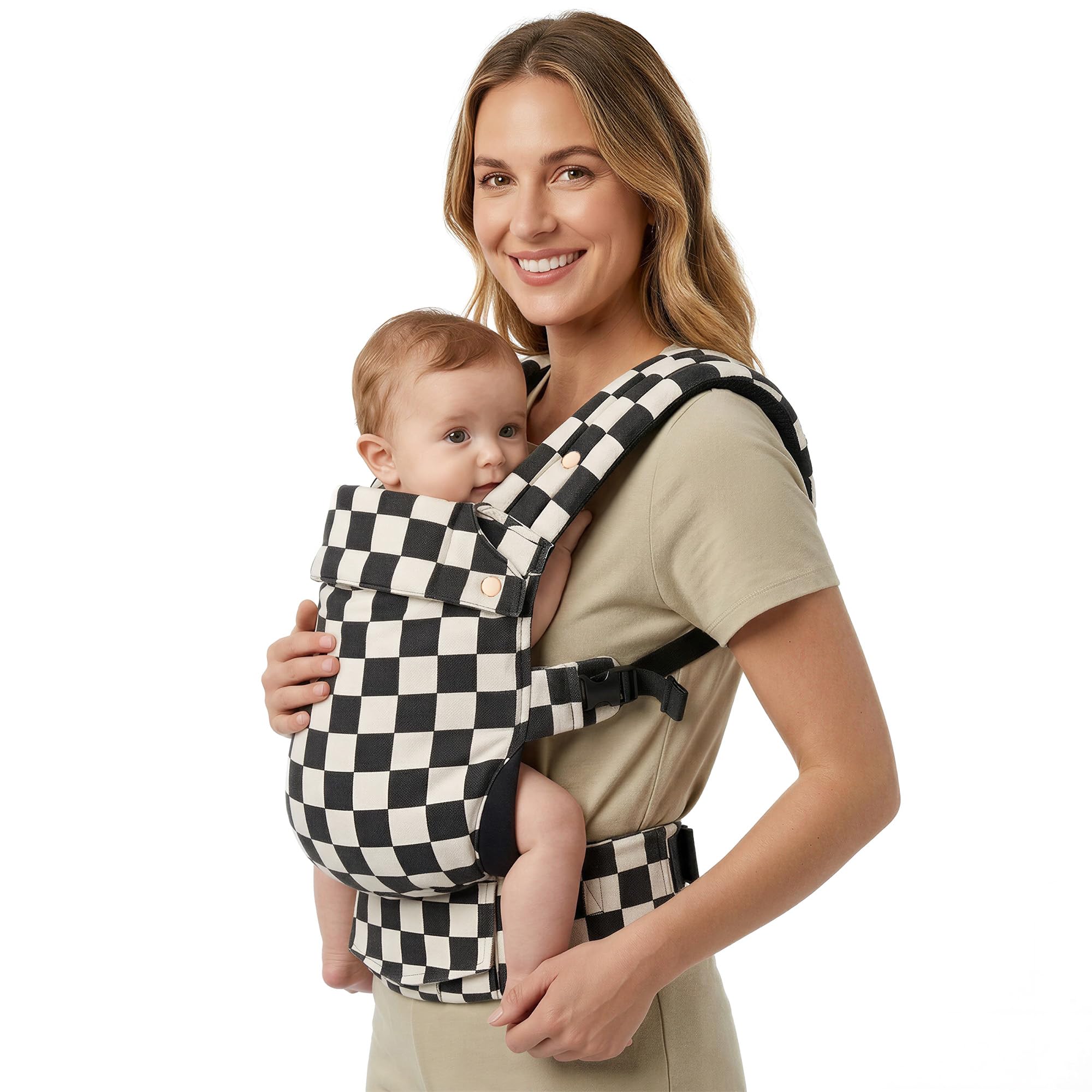 MOCKPOSE Baby Carrier Newborn to Toddler- 100% Pure Cotton