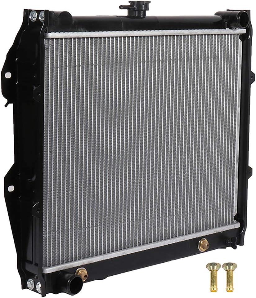 Aluminum Complete 945 Radiator Fit for 1986 1987 1988 1989 1990 1991 1992 1993 1994 1995 for Toyota Pickup 2.4L,Replacement CU945; 1640035090, 1640035100, 1640035110,1640035120, 1640035130