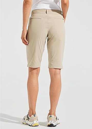 Miniatura 2 de Willit Pantalones cortos para mujer, 13 pulgadas, para golf, senderismo, largos, hasta la rodilla, de secado rápido, resistentes al agua, casual,