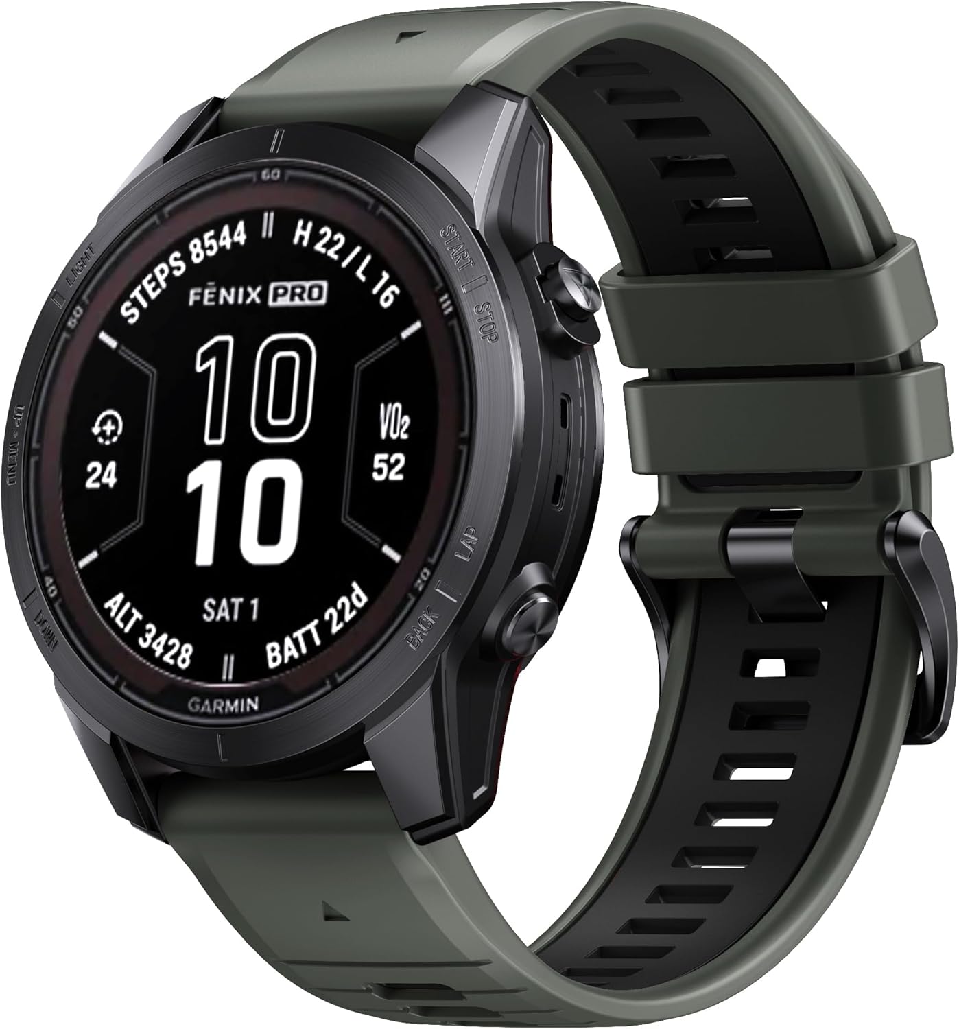 ANCOOL for Fenix 6S/Fenix 7S/Fenix 5S Watch Band 20MM Silicone Watch Band for Fenix 8 43mm/5S Plus/6S Pro/7S Pro/Instinct 2S(pack of 3)
