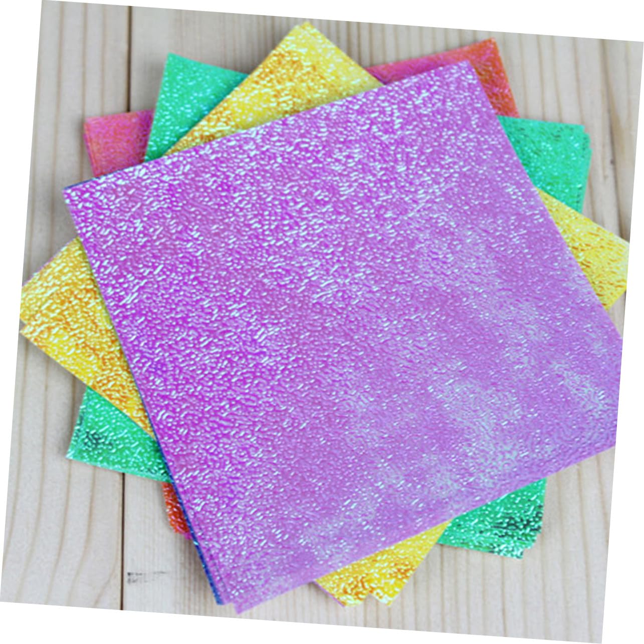 100 Stück Bastelpapier Perlmuttfarbenes Origami Papier Glänzend DIY Handgemachtes Papier für Kunsthandwerk Scrapbooking Geschenkideen Zufällige Farbe Zufällige Farbe