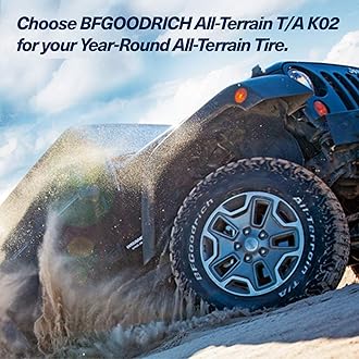 BFGoodrich All Terrain T/A KO2 Radial Car Tire for Light Trucks, SUVs, and Crossovers, 305/65R17 121R