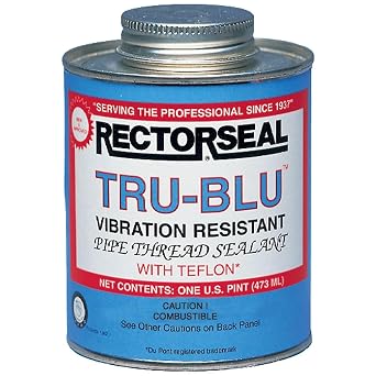 Rectorseal Tru-Blu Blue Pipe Thread Sealant 16 oz.