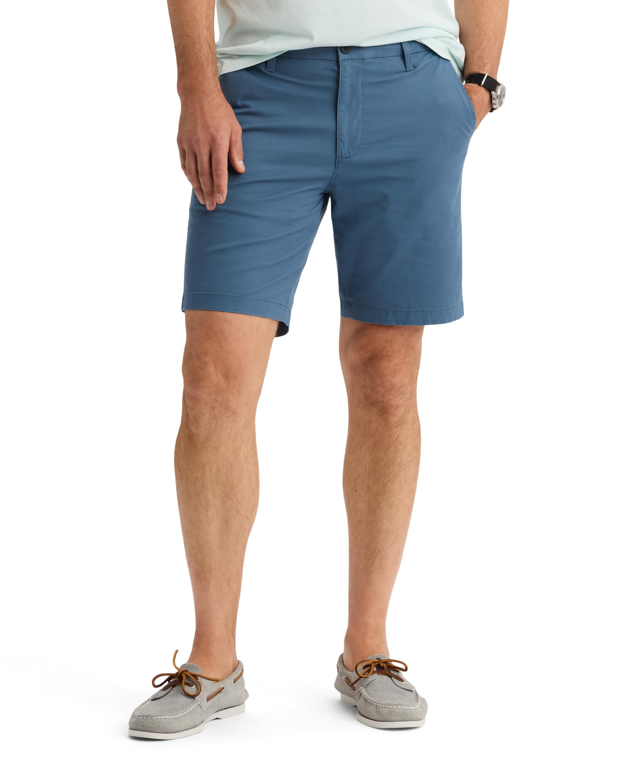 Dockers Mens Dockers® Men's Ultimate Straight Fit Supreme Flex Shorts (Regular and Big & Tall), Bering Sea, 34