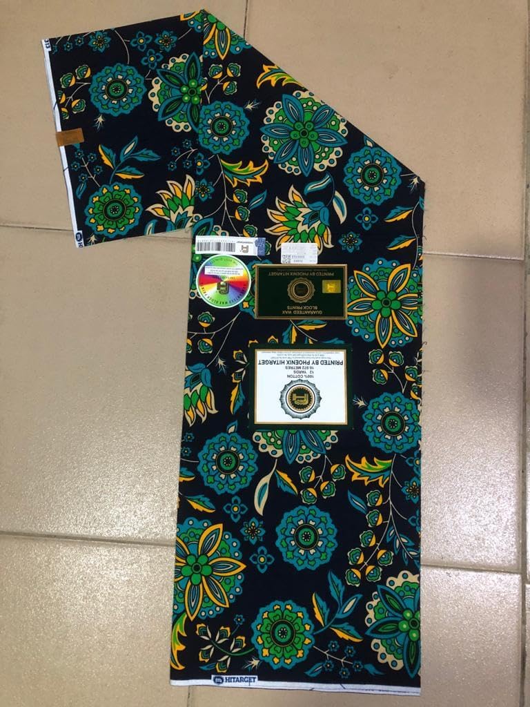 100% Cotton African Print Fabric (3188313) 6 Yards