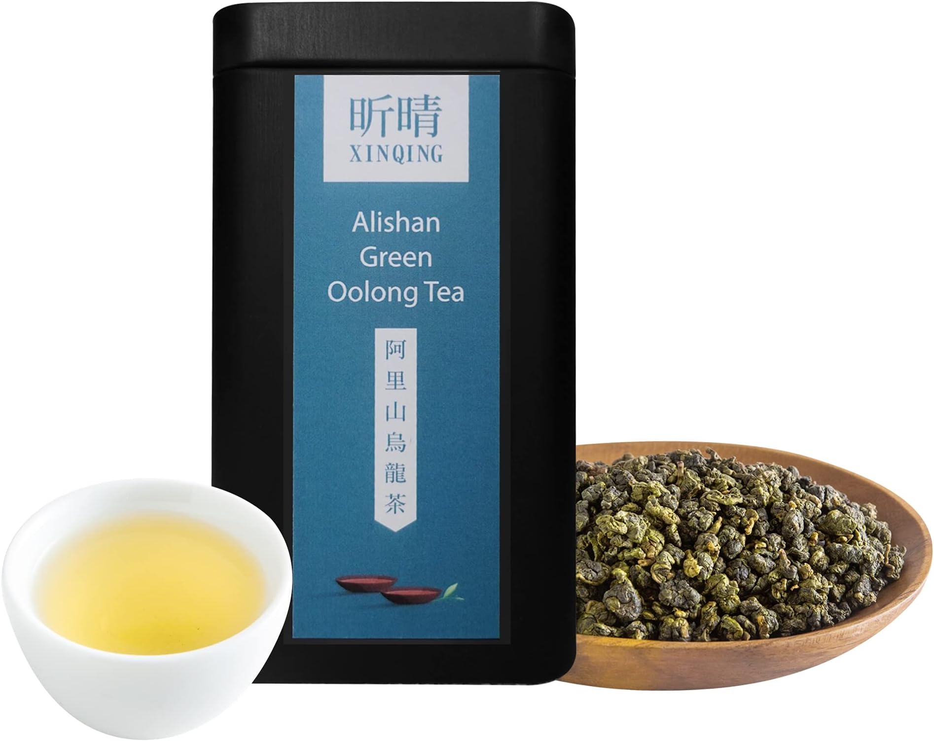 Xin Qing Taiwan Alishan Oolong Tea Alishan Tea Taiwan High Mountain Oolong Tea Taiwan Gaoshan Ulong Tea 150g/5.3oz