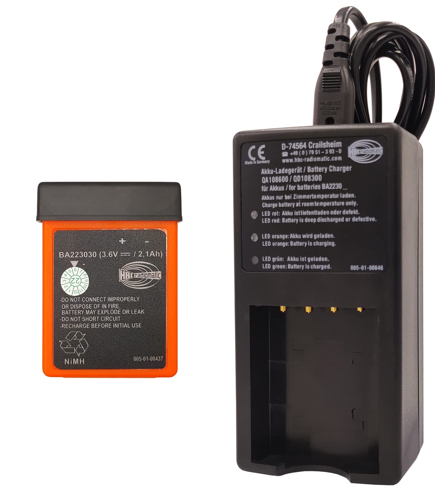 Zivases BA223030 Battery + Charger