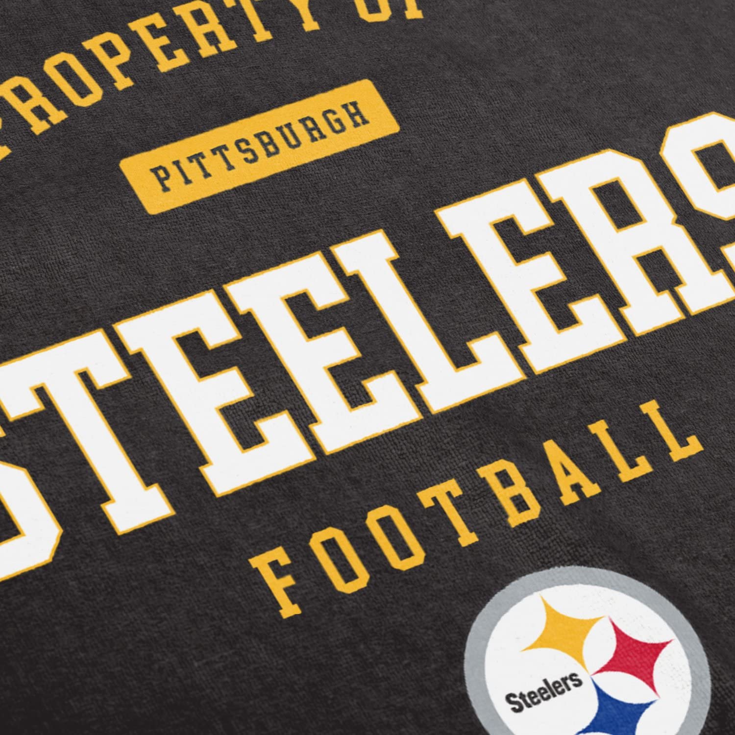 FOCO NFL - Toalla de playa PROPIEDAD DE Pittsburgh Steelers Football