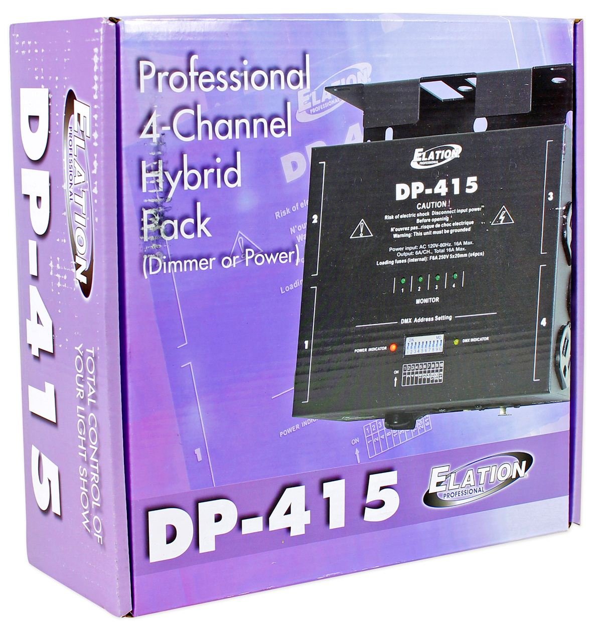 ELATION DP-415 ×2 ADJ's DP-415: 4-Channel Dimmer/Switch Pack