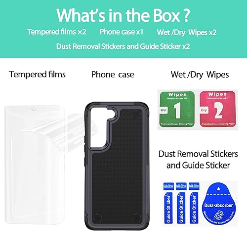 Miniatura 3 de Jeylly Funda para Samsung Galaxy S21 no para S21 Plus y S21 Ultra, resistente a prueba de golpes, antiarañazos, parte trasera dura, para Galaxy S21