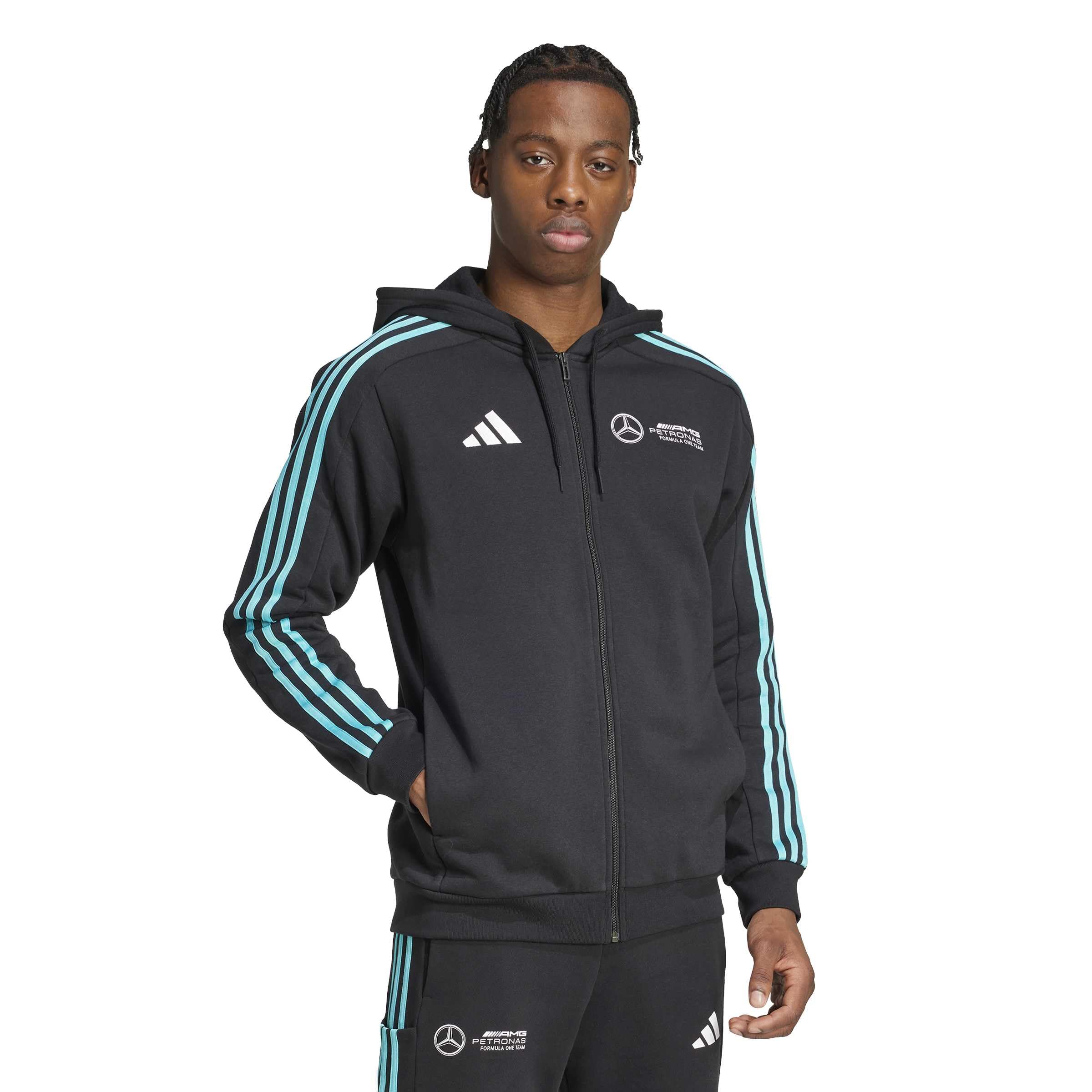 adidas Mercedes - Amg Petronas Formula One Team DNA Full Zip Hood Men Sudadera con Capucha Hombre (Pack de 1)