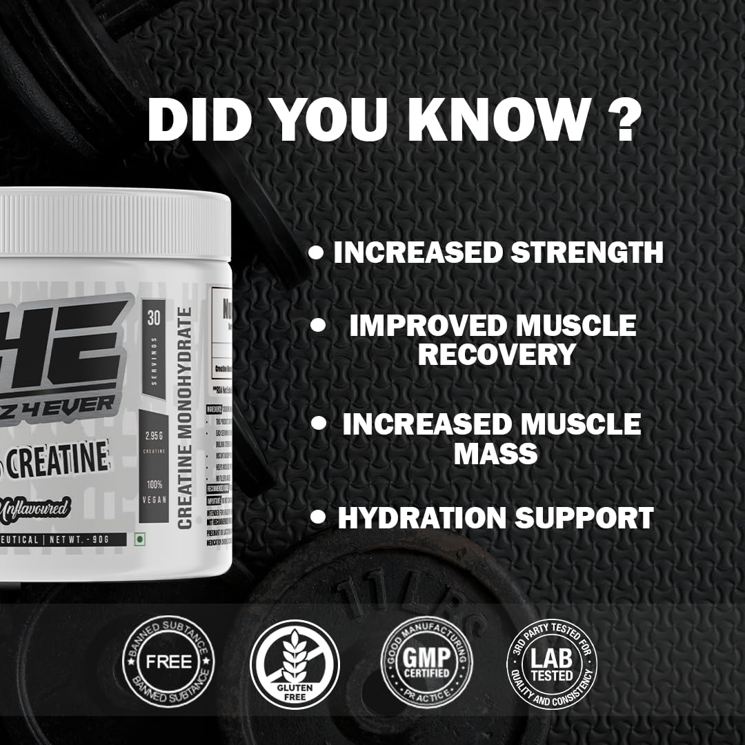 Micronized Creatine Monohydrate Powder - 100% Pure, Unflavored (30 Servings) | Supports Muscle Growth, Strength & Power | Rapid Absorption Pre/Post-Workout Supplement — Amazon image 4