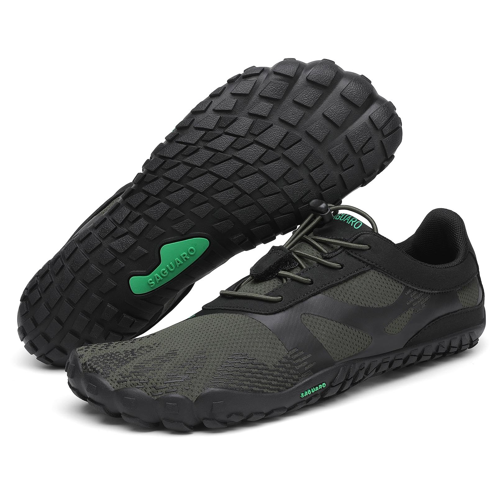 SAGUARO Scarpe da Trail Running Barefoot Uomo Donna Scarpe a Piedi Nudi Minimaliste per Palestra Trekking,GR.36-48