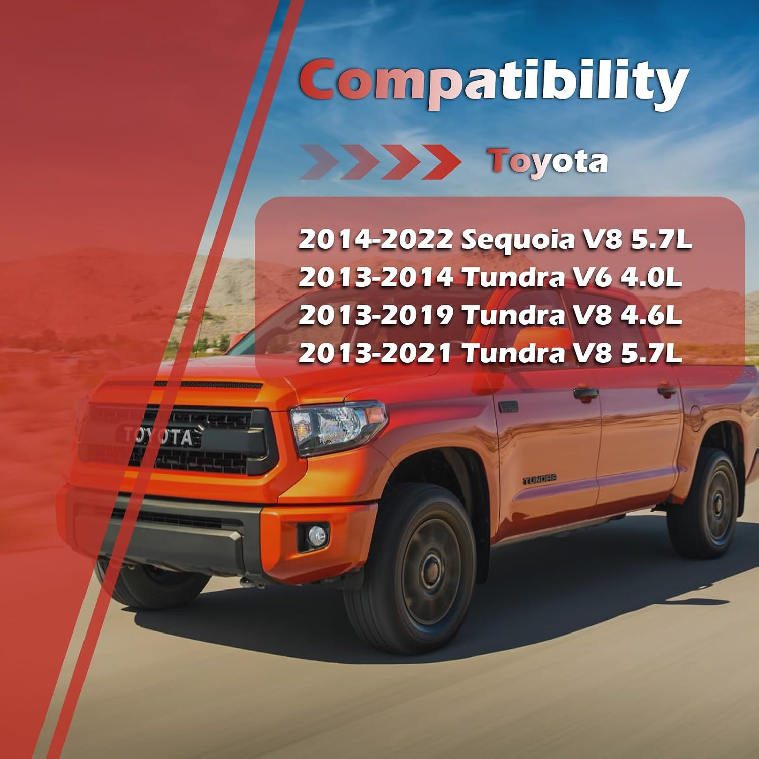 CA11895 Engine Air Filter and CF10285 Cabin Air Filter kit Compatible with 2014-2022 Toyota Sequoia 2013-2021 Tundra 5.7L 2013-2019 Tundra 4.6L 2013-2014 Tundra 4.0L Replaces 17801-0P100 87139-YZZ16