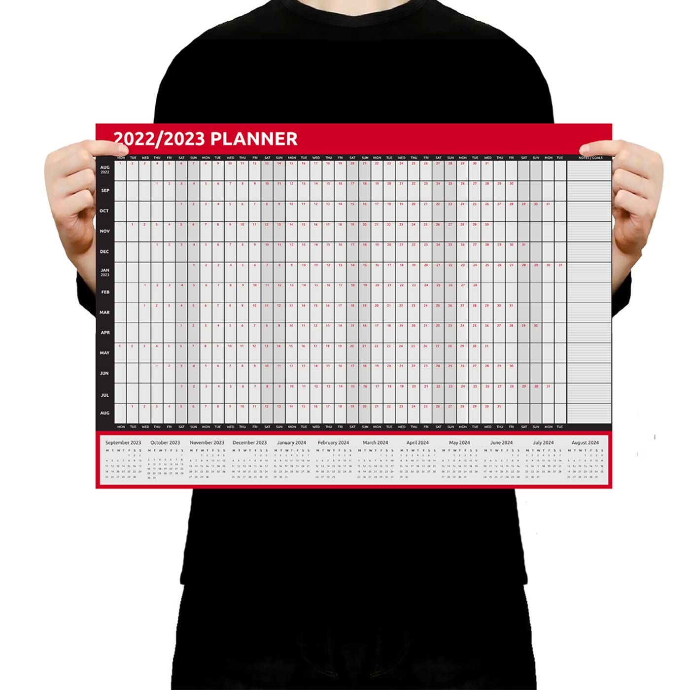 Orders over 15 ship free Wall Planner 20212022 A3 Year Calendar Size