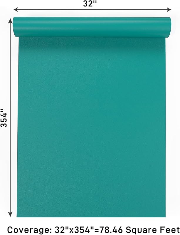 VaryPaper Öntapadós Tapéta Kék 81cm×9m - Retro Stílusú Vinyl Faldekoráció Konyhába, Fürdőszobába, Nappaliba - Vízálló Bútor Fólia Asztalra,
