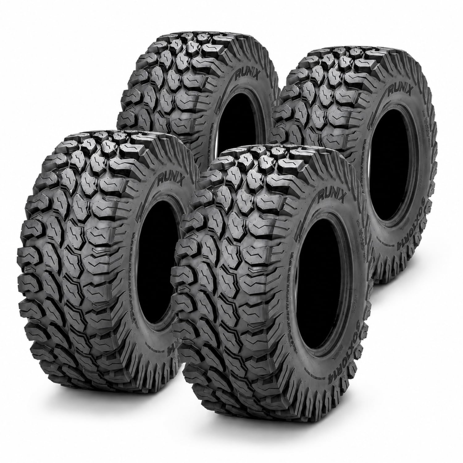 RUNIX PeakCrawler set of four 8-ply radial tires