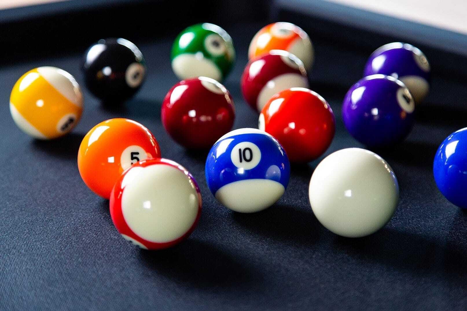 René Pierre - Jeu de Billes de Billard Américain (57 mm)