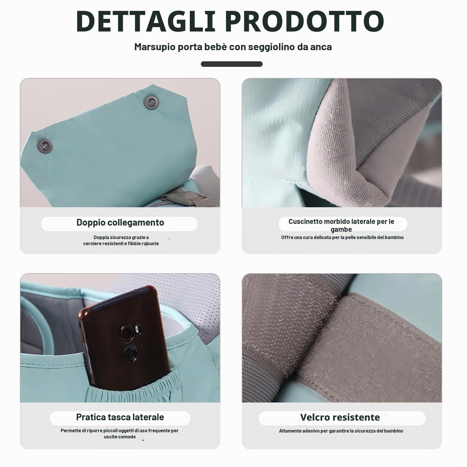 SONARIN Multifunzionale 3 in 1 Marsupio Neonati con Sedile,Portantina Ergonomico Traspirante Porta Bambino Fascia Porta Bebè Multi-Posizioni per Neonati Bambini 0-36 Mesi(Blu Scuro)