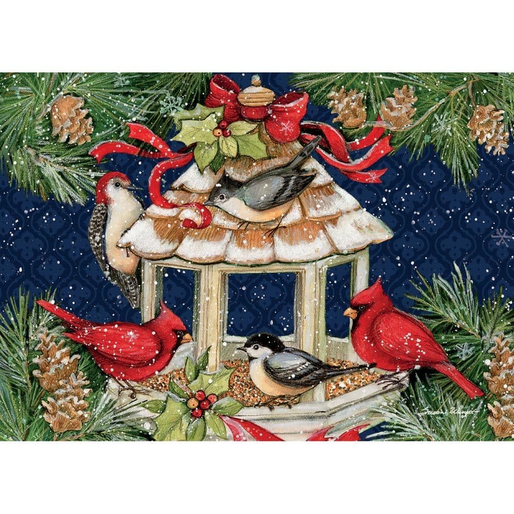 Biglietto Di Natale Pop-up Con Cardinali - Auguri 3D Fatti A Mano