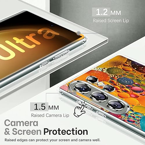 Miniatura 2 de Funda S23 Ultra Leopard para Samsung Galaxy S23 Ultra 5G, funda delgada para mujer, diseño trasero mate, bonito diseño de silicona transparente,