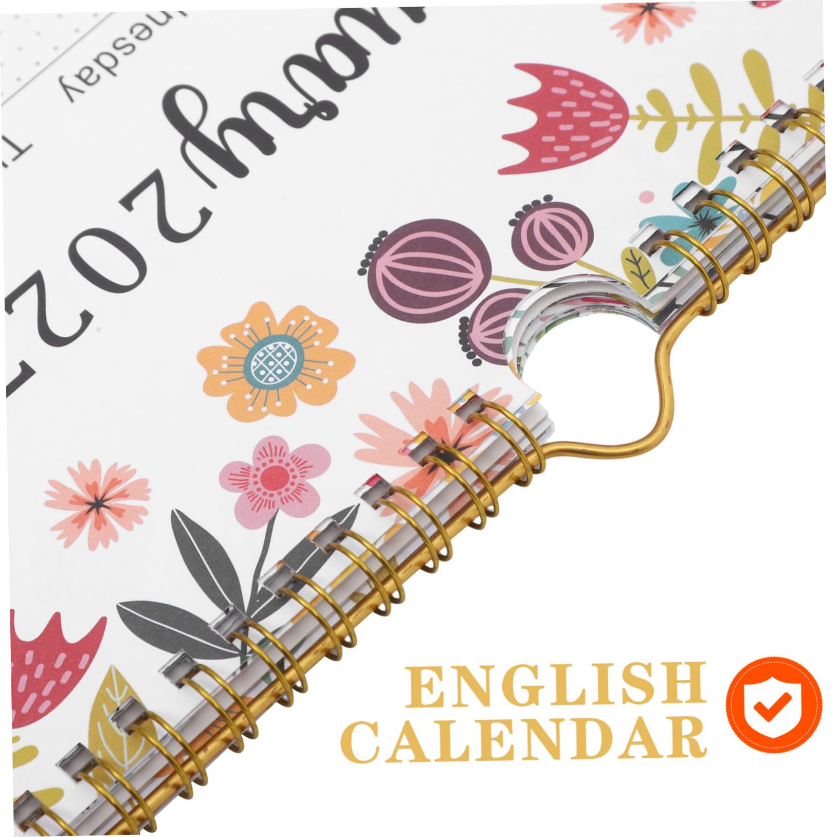 2026 Kalender, 2-teiliger Tischkalender, Monatskalender, Spiralbindung, akademischer Jahresplaner mit Drahtbindung, Klappdesign für Büro, Zuhause, Schule, glattes Papier für einfac