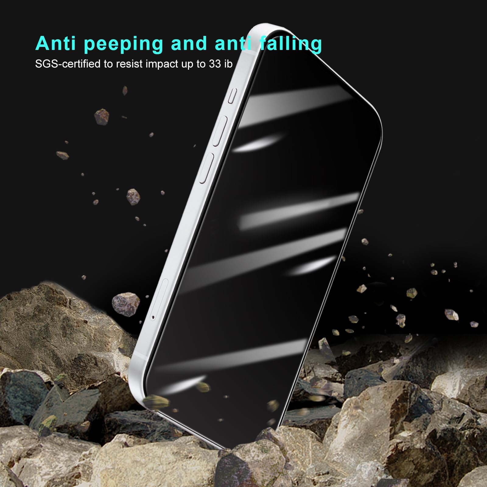 1 stuk privacybeschermfolie voor OPPO Find X9 Pro pantserglas
