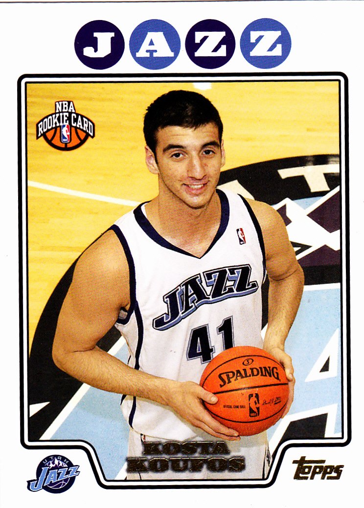 Amazon.com: 2008-09 TOPPS KOSTA KOUFOS RC ROOKIE CARD : Sports 
