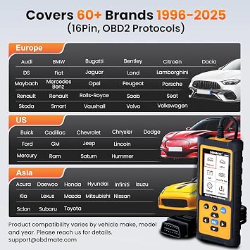 Full Systems OBD2 スキャナー車診断ツール ABS SRSトランスミッションなど付き