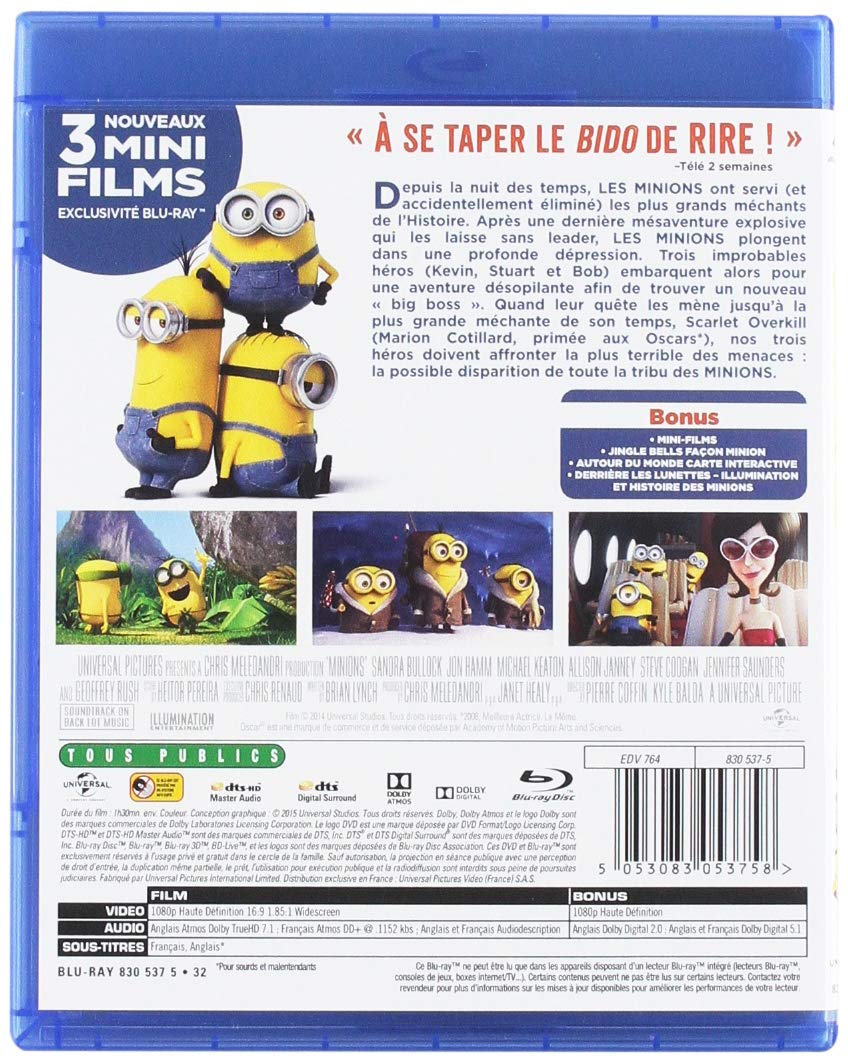 Image secondaire de MINIONS (LES) - BLU-RAY