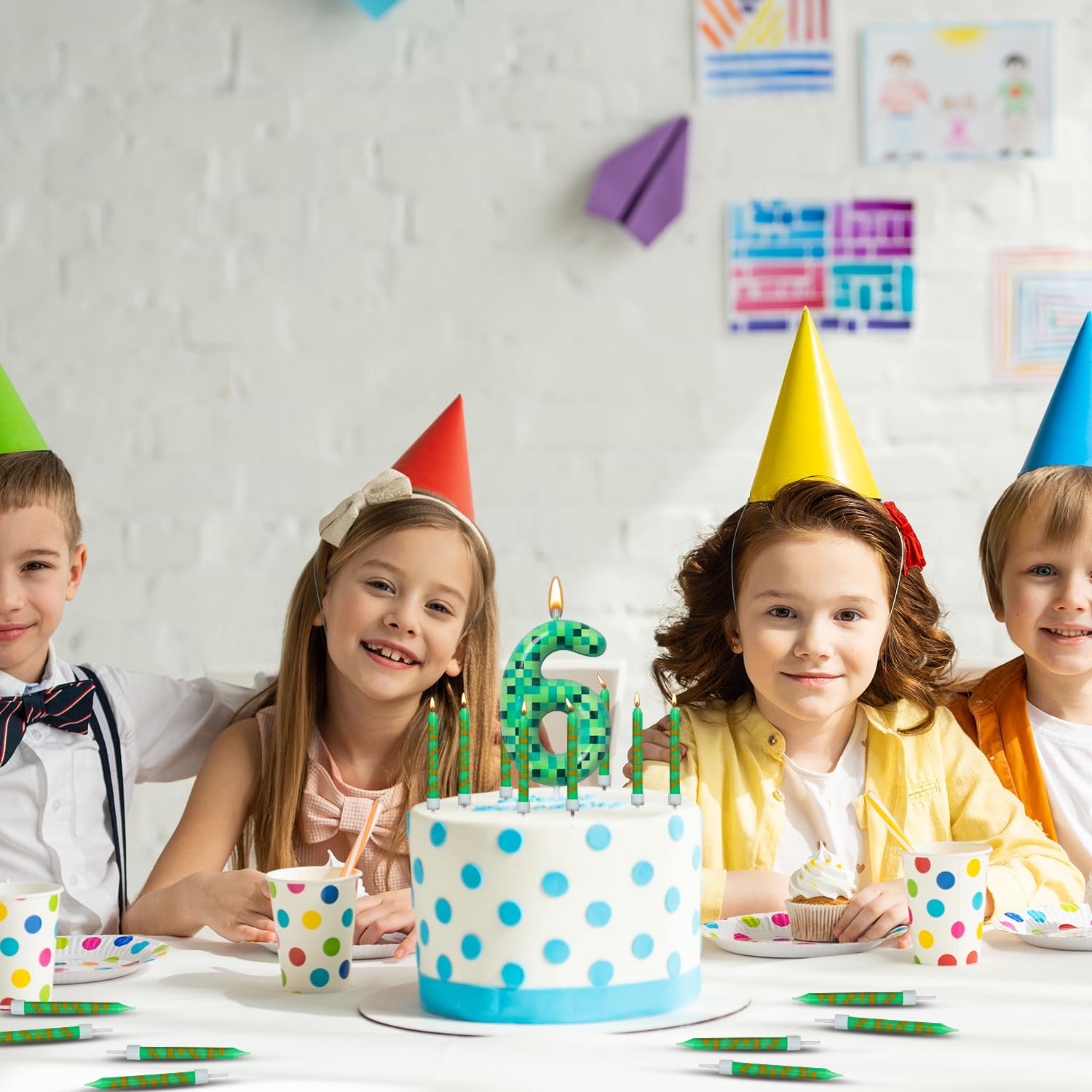 ParPix Pixelkaars 1e verjaardag meisjes jongens, pixelmotief verjaardagskaarsen cijfers 1, groen 1 verjaardagskaarsen, taartkaarsen cijfer 1, videospel Pixel 1 cijferkaars, gaming pixel thema cijfers ParPix Pixelkaars 1e verjaardag meisjes jongens, pixelmotief verjaardagskaarsen cijfers 1, groen 1 verjaardagskaarsen, taartkaarsen cijfer 1, videospel Pixel 1 cijferkaars, gaming pixel thema cijfers