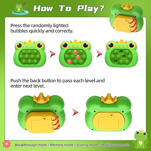 Miniatura 2 de Juguetes para ansiedad para presionar rápidamente, juego para niños y adultos, juego de mano de rompecabezas rápido, máquina de juego de