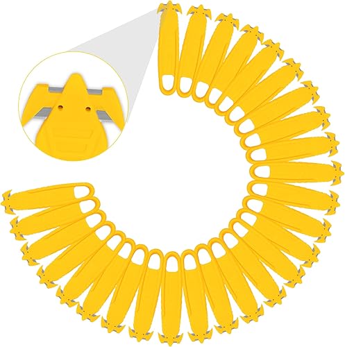 T TOVIA SK2 - Juego de 40 cortadores de cajas de seguridad, de acero inoxidable, con divisor de cinta para cajas de cartón, envoltura, correas,