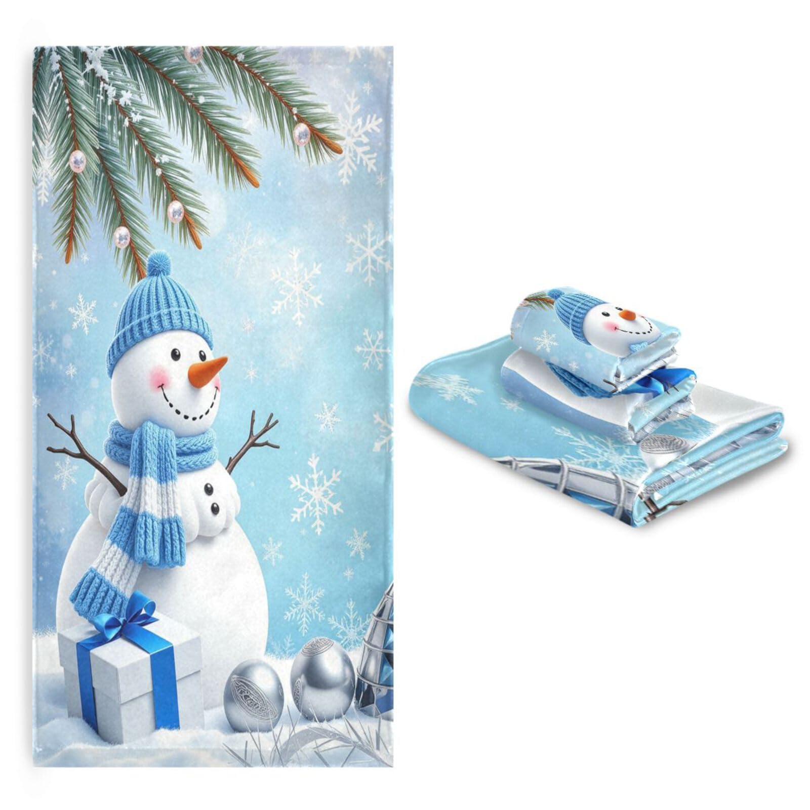 Ensemble De 6 Serviettes De Bain En Coton Doux Absorbant Les Grandes Serviettes 90295143