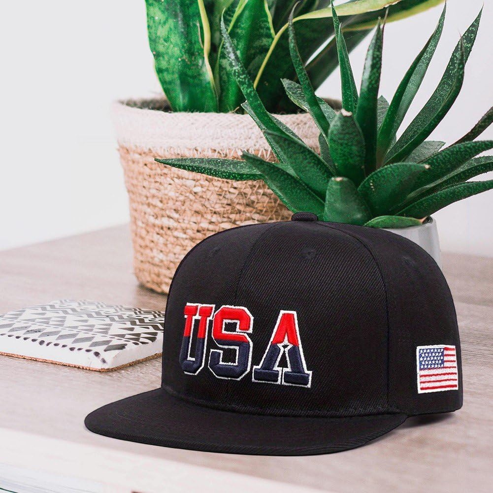 USA haftowana czapka baseballowa unisex czapki hip-hopowe vintage regulowana czapka typu snapback czapka trucker czapka przeciwsłoneczna dla mężczyzn kobiet