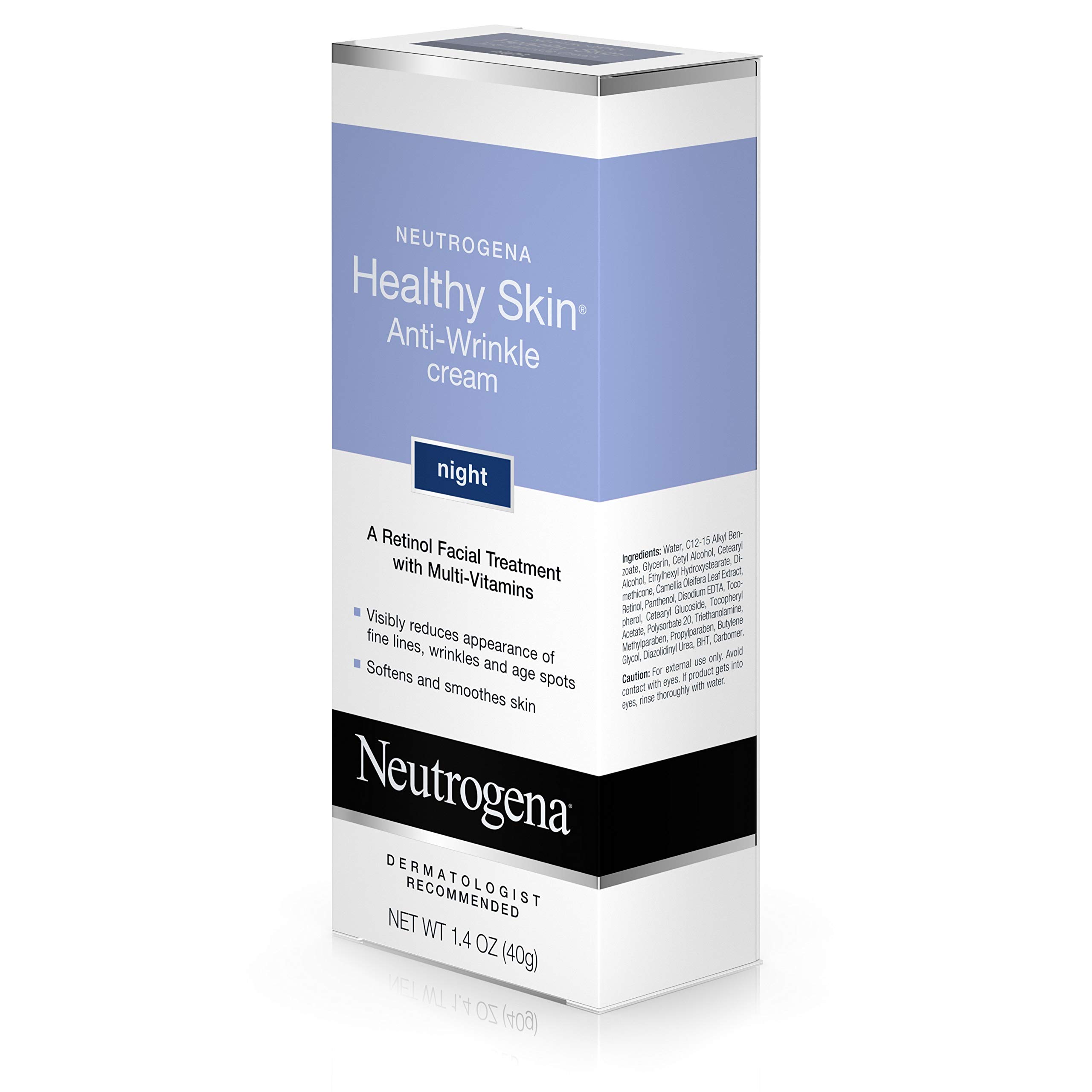 Neutrogena Healthy Skin Crème Anti-Rides de Nuit au Rétinol, 41 ml