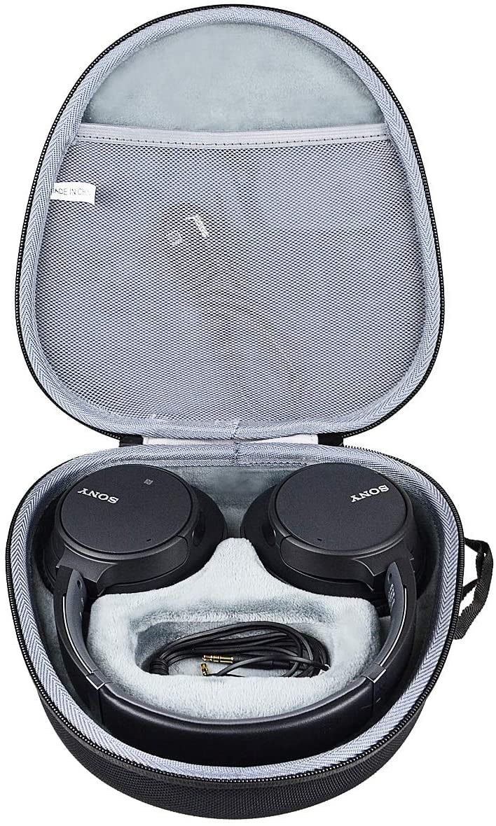 AONKE Headphone Case Compatible with Sony WH-CH720N WH-CH520 WH-CH510 WH-CH710N XB900N XB700N WH-CH700N WH-910N Noise Canceling Headphones (Inside Gray case)
