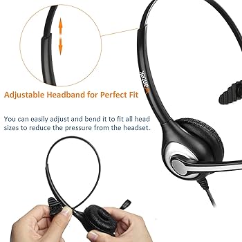 Amazon.com: Wantek 2.5mm Telephone Headset with Mic Noise