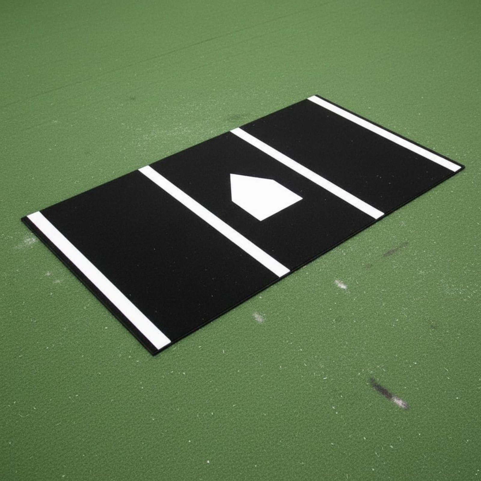 Amagogo Baseball Training Pad Superficie Tappetino Baseball Esercizio Segnalatore Battuta Robusto Portatile Lavabile in Poliestere Perfetto per Uso Sportivo Insegnanti Outdoor