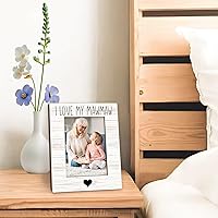 Vista 5 de Mawmaw Gifts Marco de Fotos 5x7, Marco de Fotos de Mawmaws, Regalos de Navidad Día de las Madres Cumpleaños para Mawmaws de los Nietos, Amo a Mi