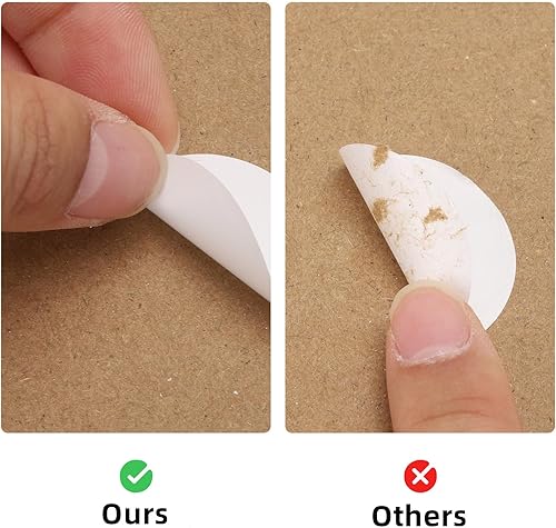 Miniatura 6 de 10 hojas (540 piezas) etiquetas adhesivas redondas en blanco de 1.2 pulgadas, etiquetas blancas extraíbles, etiquetas adhesivas de puntos