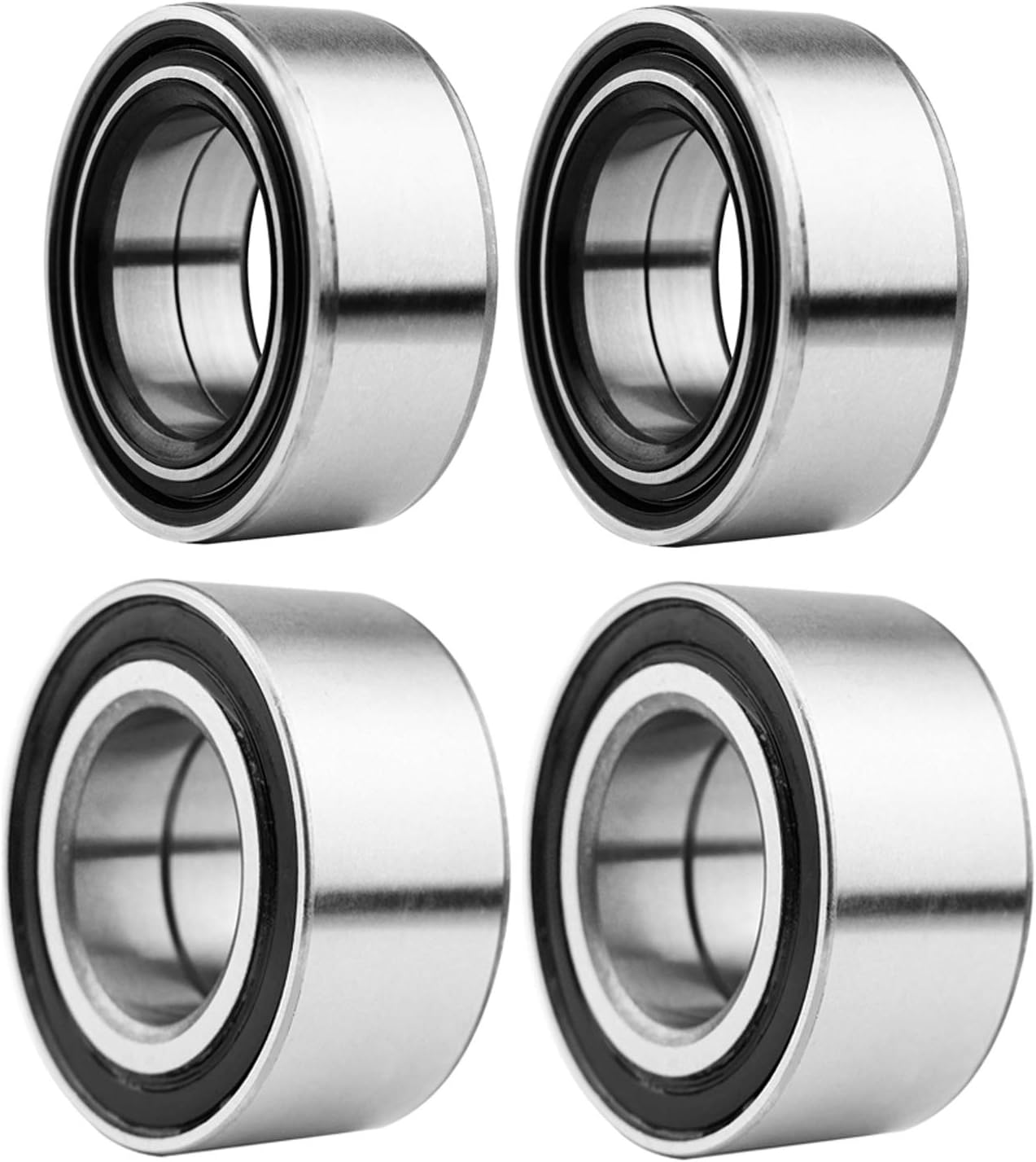 Wheel Bearings for Polaris Ranger RZR 800/ RZR S 800 /RZR 4 800 2010 2012 2013 2014,2pcs Front & 2pcs Rear Wheel Bearings Kit,Replaces Polaris OEM Part # 3514699/3514635
