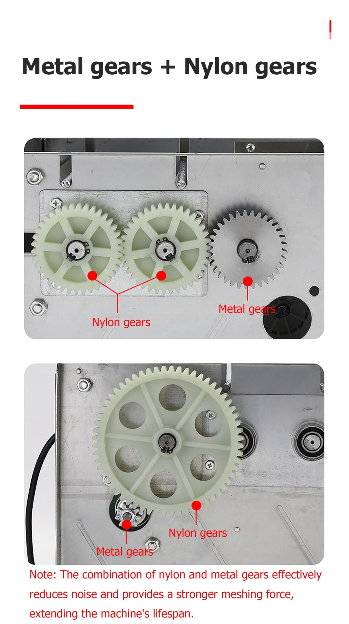 Cortadora Eléctrica De Carne, Ablandador Comercial Acero Inoxidable, 7 Mm Grosor, 330 Lb/h, Y Ralladora Para Filetes Ternera, Para Aplanar Pavo, Pollo Cerdo En La Cocina(7mm)