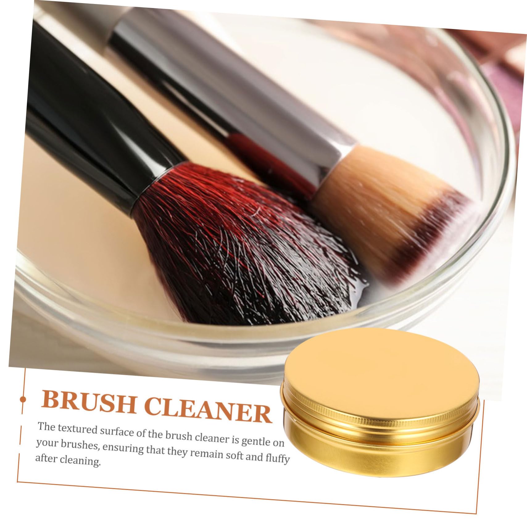 Baluue 3stücke Kosmetische Pinselreinigungsbox Mit Seife Praktisches Reinigungswerkzeug Für Make-up-pinsel Für Täglichen Gebrauch Und Unterwegs Geeignet Für Augen Pinsel