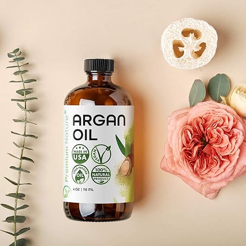 Miniatura 3 de Aceite de argán orgánico virgen 100 puro aceite de argón prensado en frío para el cabello estimula el crecimiento del cabello seco y dañado Aceite