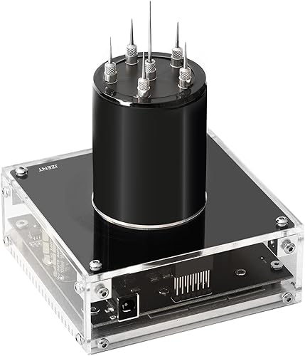 Miniatura 2 de JZENT Bluetooth Music Tesla Coil SSTC - Altavoz de plasma para escritorio, generador de arco de transmisión inalámbrica, modelo de experimento de
