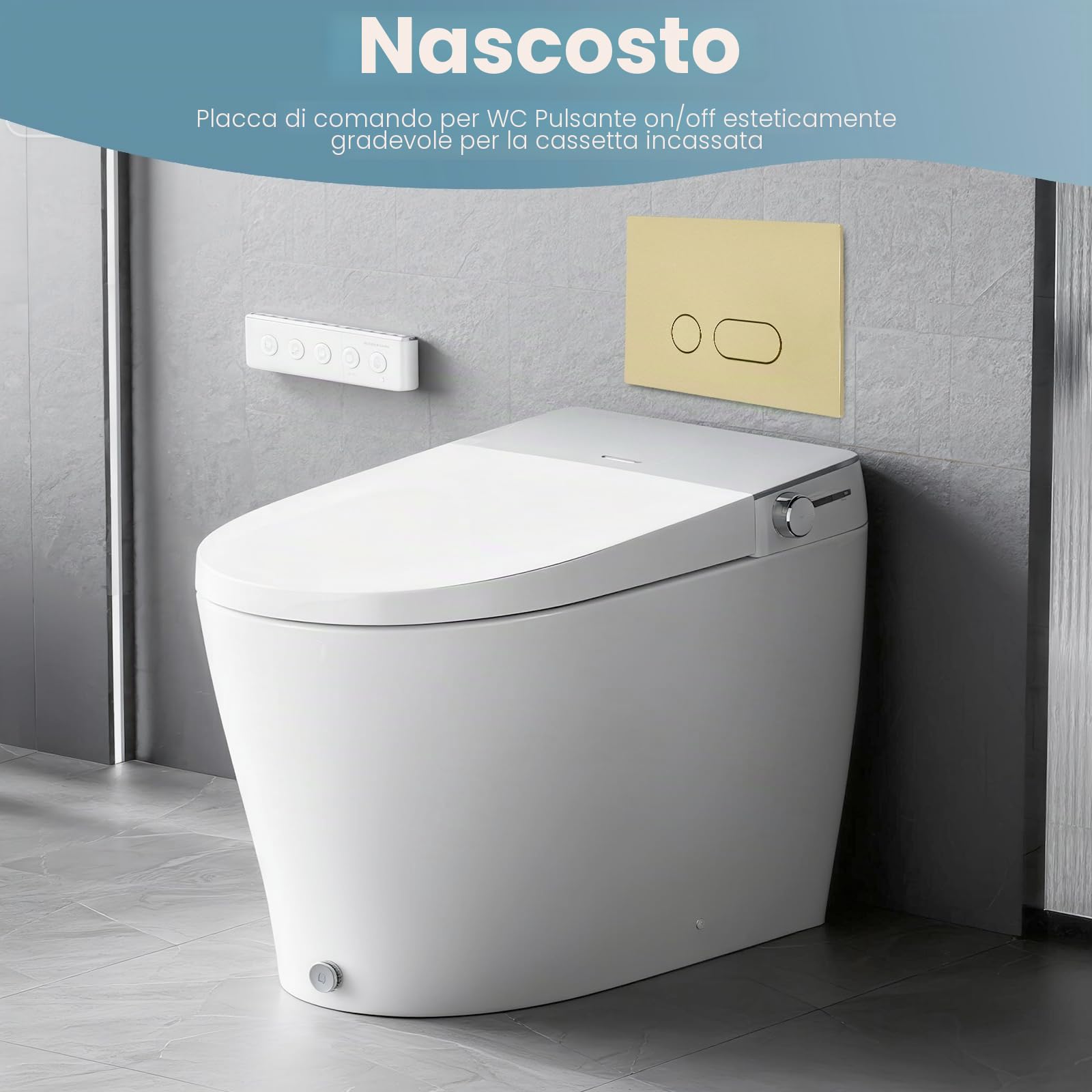 Placca Di Comando Wc,Compatibile Con Geberit 01,20,30,50,Up300,Up320,Piastra Doppio Scarico,Silenziosa,Dimensioni 243×163 Mm,Completa Di Set Di Leve Di Scarico E Telaio Di Montaggio (oro)