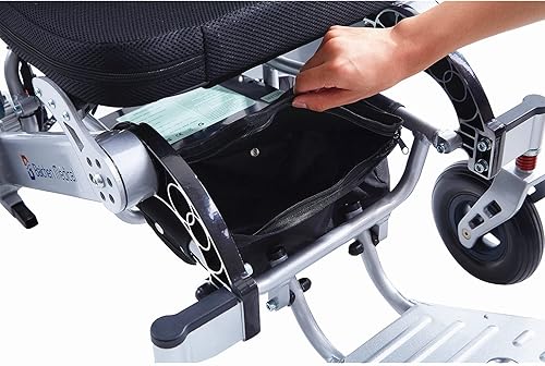 Miniatura 6 de Rubicon DX17 - Sillas de ruedas eléctricas plegables automáticas para adultos  Deluxe One Click Fold and Unfold  Super Horse Power (600 W Motor